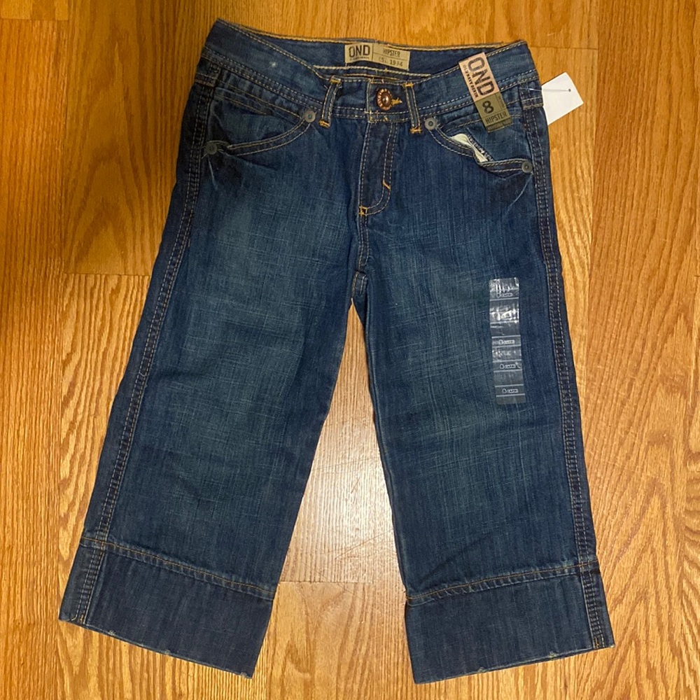 Old Navy denim capris size 8